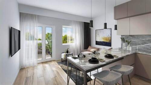 Wohnzimmer (Beispielbild) - KfW-Förderfähig - Apartment mit Gartenblick