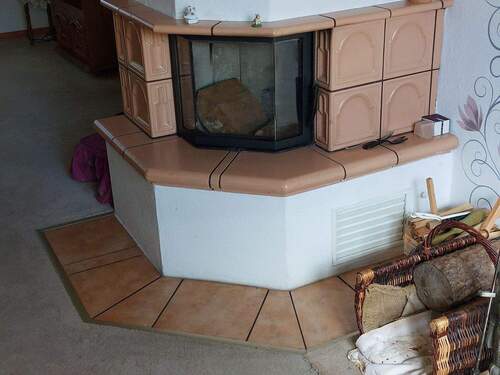 Kamin mit Glaseinsatz 2 - 