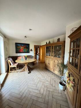 Esszimmer mit Zugang zur Dachterrasse - 