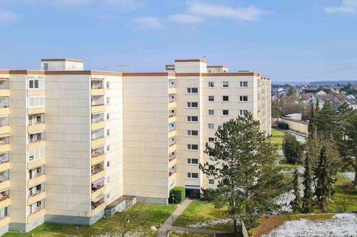 Ansicht hinten - 3 Zimmer Etagenwohnung in Rodgau