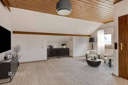 Wohnbereich DG virtuell gestaged - 