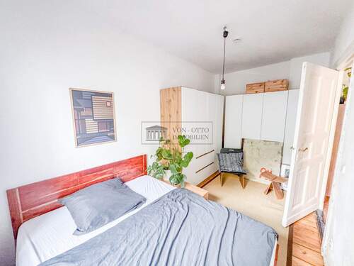 Heller Schlafbereich - 2 Zimmer Etagenwohnung in Berlin
