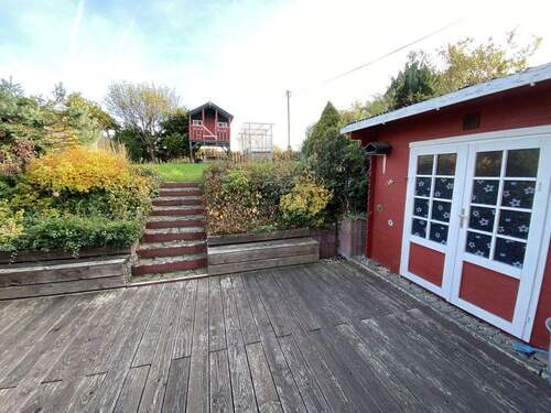 Terrasse und Aufgang Garten - Doppelhaushälfte mit 121,60 m&sup2; in Mechernich / Vussem zum Kaufen