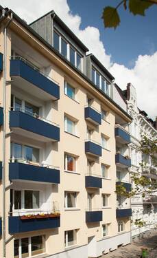 Hausansicht - Frisch sanierte 2-Zimmer-Wohnung