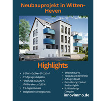 Moderne-OG Whg. 4 mit attraktiven Vorteilen für Eigennutzer - Witten Mitte