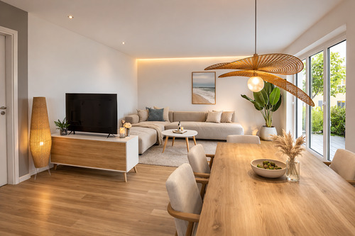 Wohnzimmer - 4 Zimmer Etagenwohnung zum Kaufen in Witten