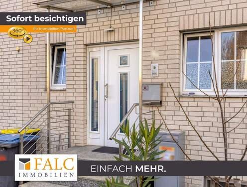 Hauseingang - Familienfreundliches Reihenmittelhaus mit Garten, Kamin & Garage in Köln-Longerich