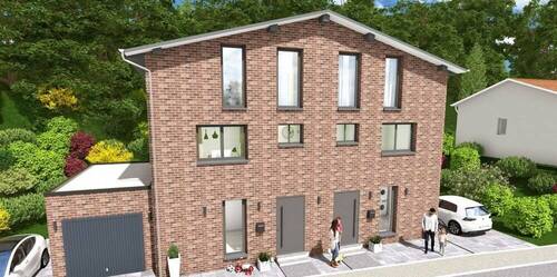 Front2 - 5 Zimmer Doppelhaushälfte zum Kaufen in Heimbach / Vlatten