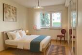 Schlafzimmer - Virtual Staging - 3 Zimmer Etagenwohnung zum Kaufen in Frankfurt am Main