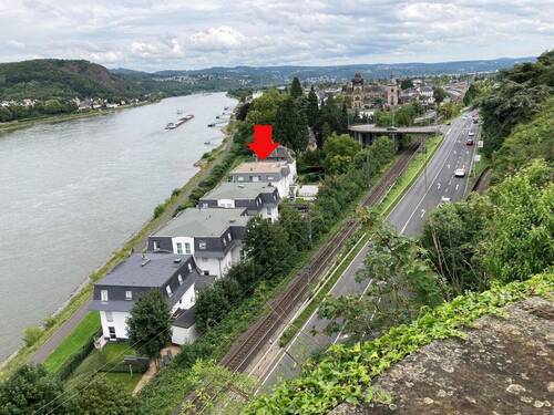 4.Haus von BN Richtung Remagen - Möblierte Wohnung direkt am Rhein