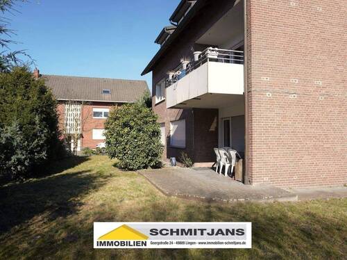 Außenansicht Süd-Garten - 8 Zimmer Mehrfamilienhaus, Wohnhaus zum Kaufen in Lingen (Ems)