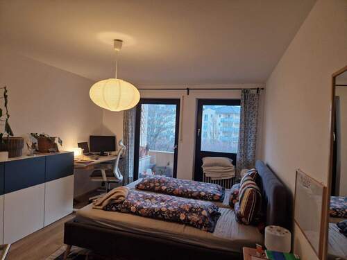 Schlafzimmer - Etagenwohnung mit 81,60 m&sup2; in Germering zur Miete