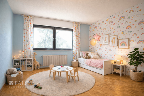 Kinderzimmer Virtuell eingerichtet - 