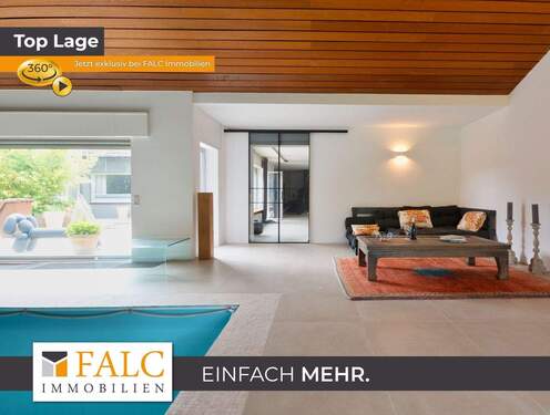 Poolhaus - Erbbaugrundstück mit Modernem, freistehenden Bungalow in Bestlage von Pulheim!