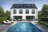 Außenansicht mit Pool - 