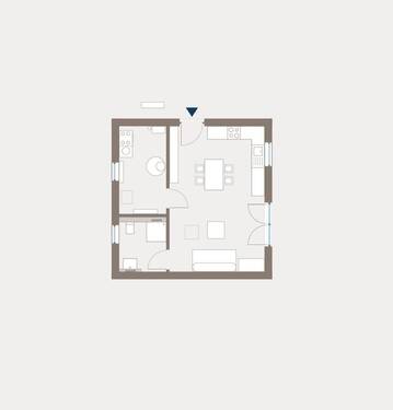 Bild 3 - 1 Zimmer Bungalow in Nossen