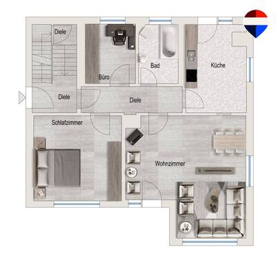 REMAX Immobilien DeLux Einfamilienhau EG Homburg Mark Borowicz - 