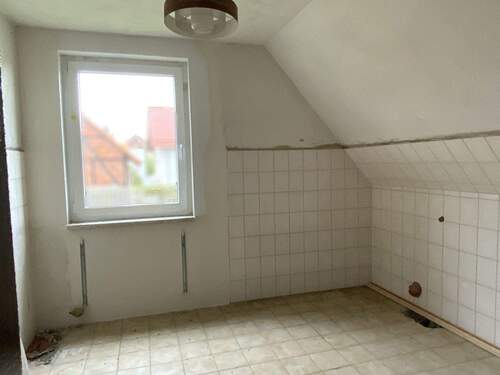 Rohbaubad im Obergeschoss - 
