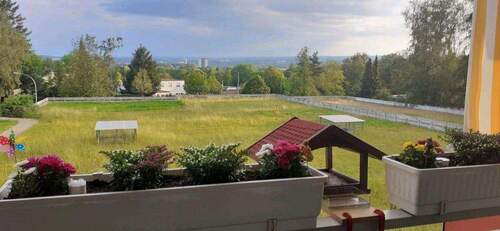 Sicht vom Balkon auf Villingen - 
