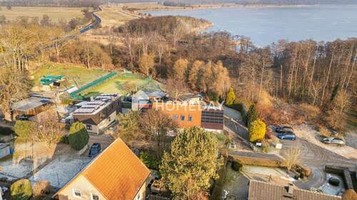 Außenansicht Drohne 5 - Mehrfamilienhaus, Wohnhaus mit 250,00 m&sup2; in Pudagla zum Kaufen