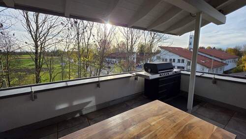 Aussicht vom Balkon - 
