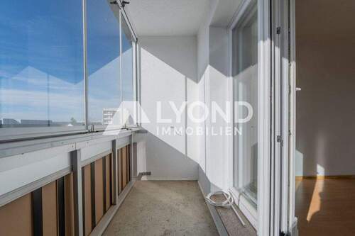 verglaster Balkon- - 