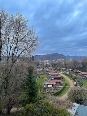 Ausblick Balkon - 1 Zimmer Etagenwohnung zum Kaufen in Lörrach