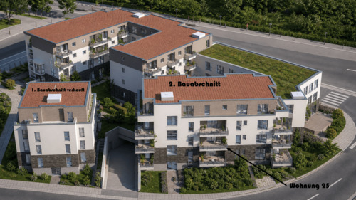 Lage der Whg 25 im Gebäude - 2 Zimmer Etagenwohnung in Welver