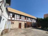 Ansicht - Fachwerk Bauernhaus für zwei Familien - Teil eines Hofes in Dolsenhain