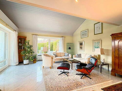 Wohnzimmer - Doppelhaushälfte mit 222,00 m&sup2; in Starnberg zum Kaufen