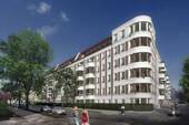 Hausansicht - Stilvolle Zweizimmerwohnung mit Balkon in guter Lage