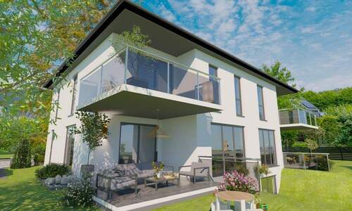 Aussenansicht (Südwest) - 6 Zimmer Doppelhaushälfte in Königstein im Taunus / Schneidhain