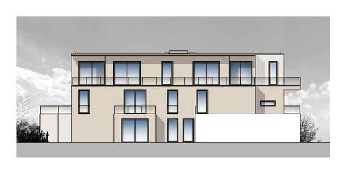 Haus E Ansicht Süd - 