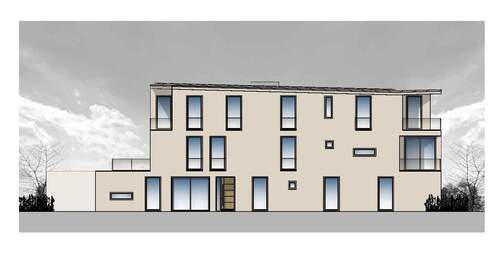 Haus E Ansicht West - 