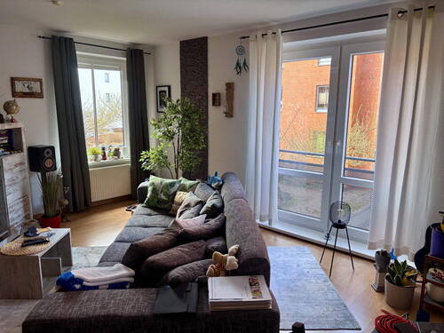 Wohnzimmer - 2 Zimmer Etagenwohnung zum Kaufen in Rostock