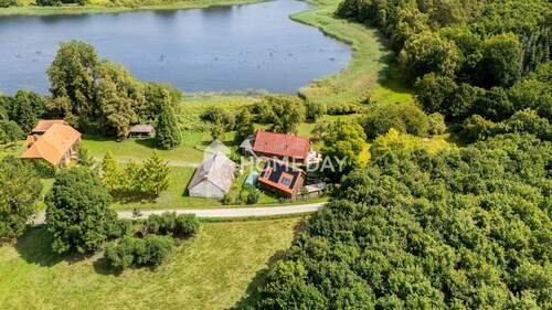 Außenansicht Drohne 9 - Zwei Häuser in Wasserlage - Ihr Refugium mit Zukunft