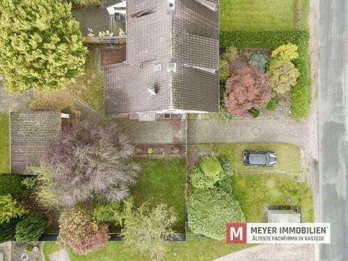 Draufsicht - Doppelhaushälfte mit 105,00 m&sup2; in Jade zum Kaufen