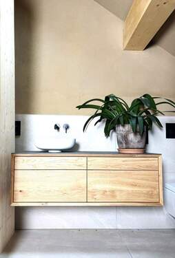 Detailansicht Bad - 6 Zimmer Doppelhaushälfte in Starnberg