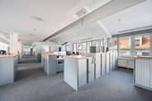 Großraumbüro f2k ingenieure - Zentrales Büro in Stuttgart mit Glaswänden - Platz für bis zu 7 Arbeitsplätze