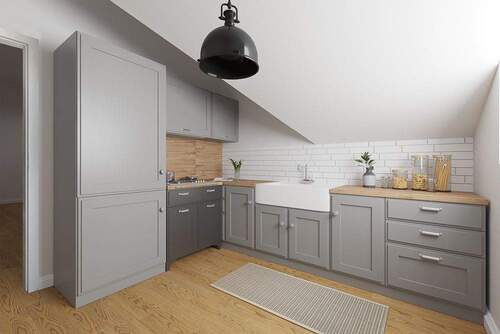 Küche visualisiert - Etagenwohnung mit 88,00 m² in Hamburg zum Kaufen