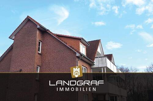 Ansicht Balkon - 3 Zimmer Etagenwohnung zum Kaufen in Harpstedt