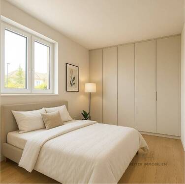 Schlafzimmer visualisiert - 