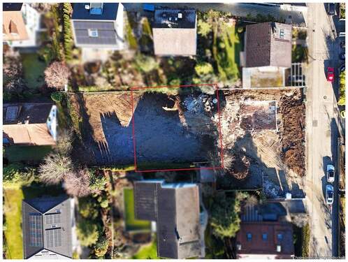 Vogelperspektive - Grundstück in Neubiberg