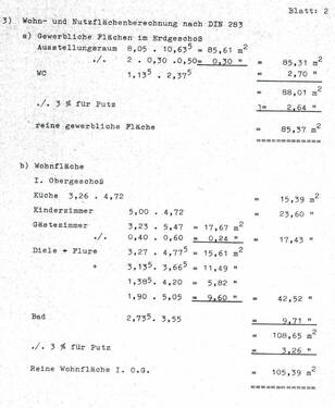 Raumberechnung - 