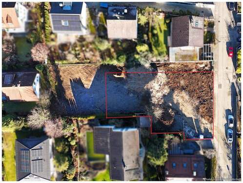 Vogelperspektive - Grundstück in Neubiberg zum Kaufen