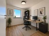Büro - virtuell möblierte Darstellung - 