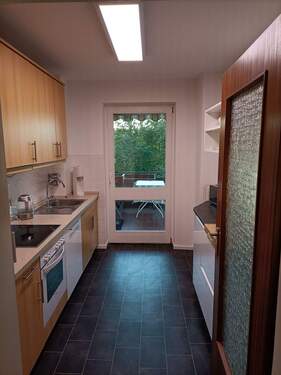 Küche vom Flur aus gesehen - 