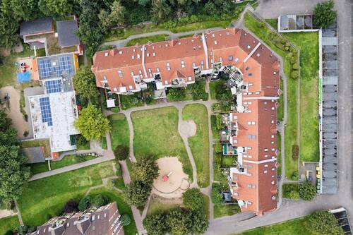 Luftbild - 3-Zimmer-Wohnung in Dormagen-Horrem mit Balkon