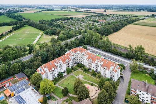 Luftbild - 3 Zimmer Etagenwohnung zur Miete in Dormagen