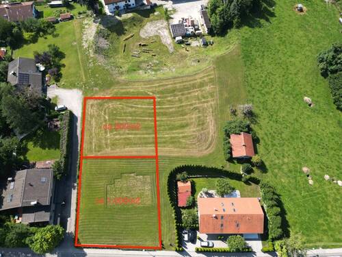 Gesamtgrundstück - Baugrundstück mit zusätzlicher Grünfläche - ca. 1.800?m² in Münsing